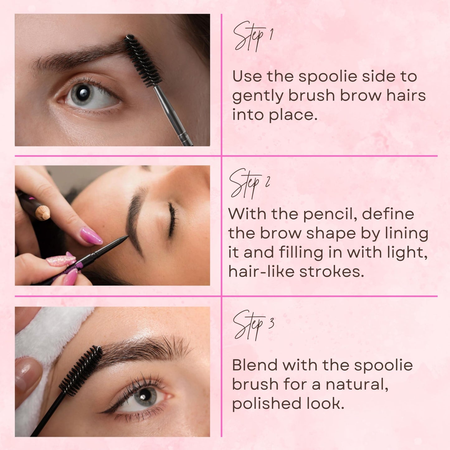 Kelley Baker Brow Defining Pencil, Micro-Thin Tip for Precise Hair-Like Strokes and Shaped Brows, Smudge-Resistant Long-Lasting Formula, Built-In Spoolie for Natural Soft Defined Brows, (Blonde)