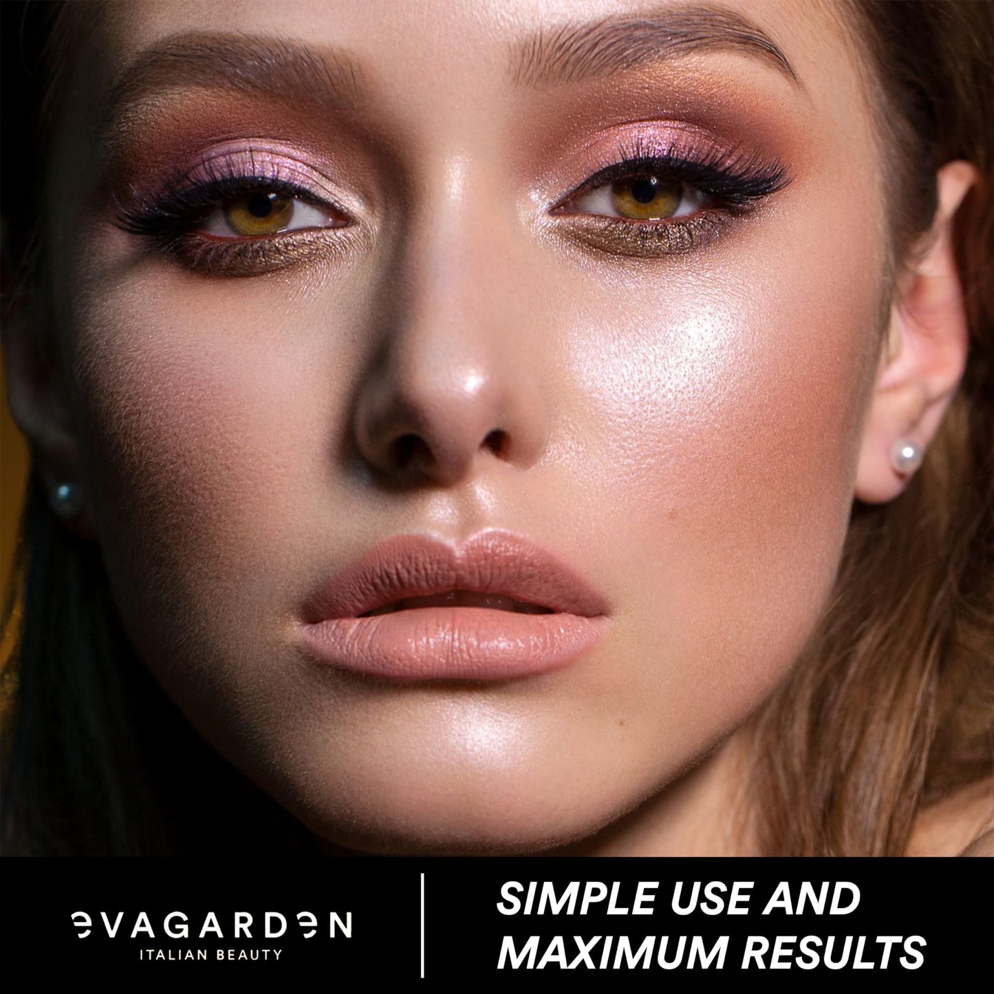 EVAGARDEN Ultra Lasting Lipstick - With Moisturizing Gloss - Long Wear, Perfect Adherence and Color Diffusion - Fast Drying and No-Transfer Effect - Non-Sticky Finish - 717 Crimson Red - 0.13 oz