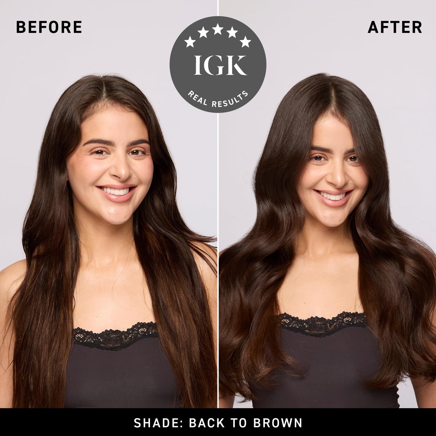 IGK Permanent Hair Color Kit | 5N Back To Brown Natural Brown | Salon-Quality Permanent Hair Dye | 100% Gray Hair Coverage | Ammonia-Free Color for Shinier, Softer Hair