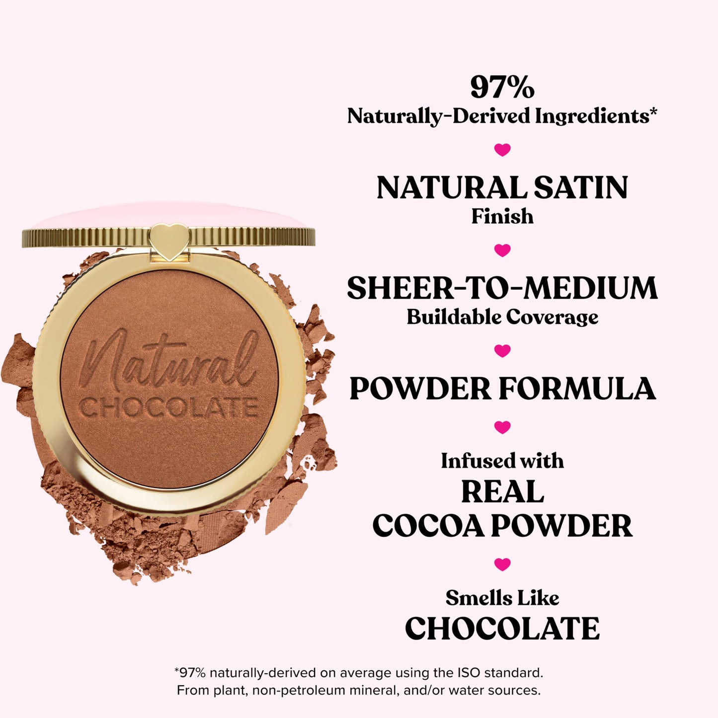 Too Faced Natural Chocolate Bronzer | Sheer-to-Medium Coverage with Natural Finish + Sun Kissed Glow, 0.31 Ounce, Caramel Cocoa