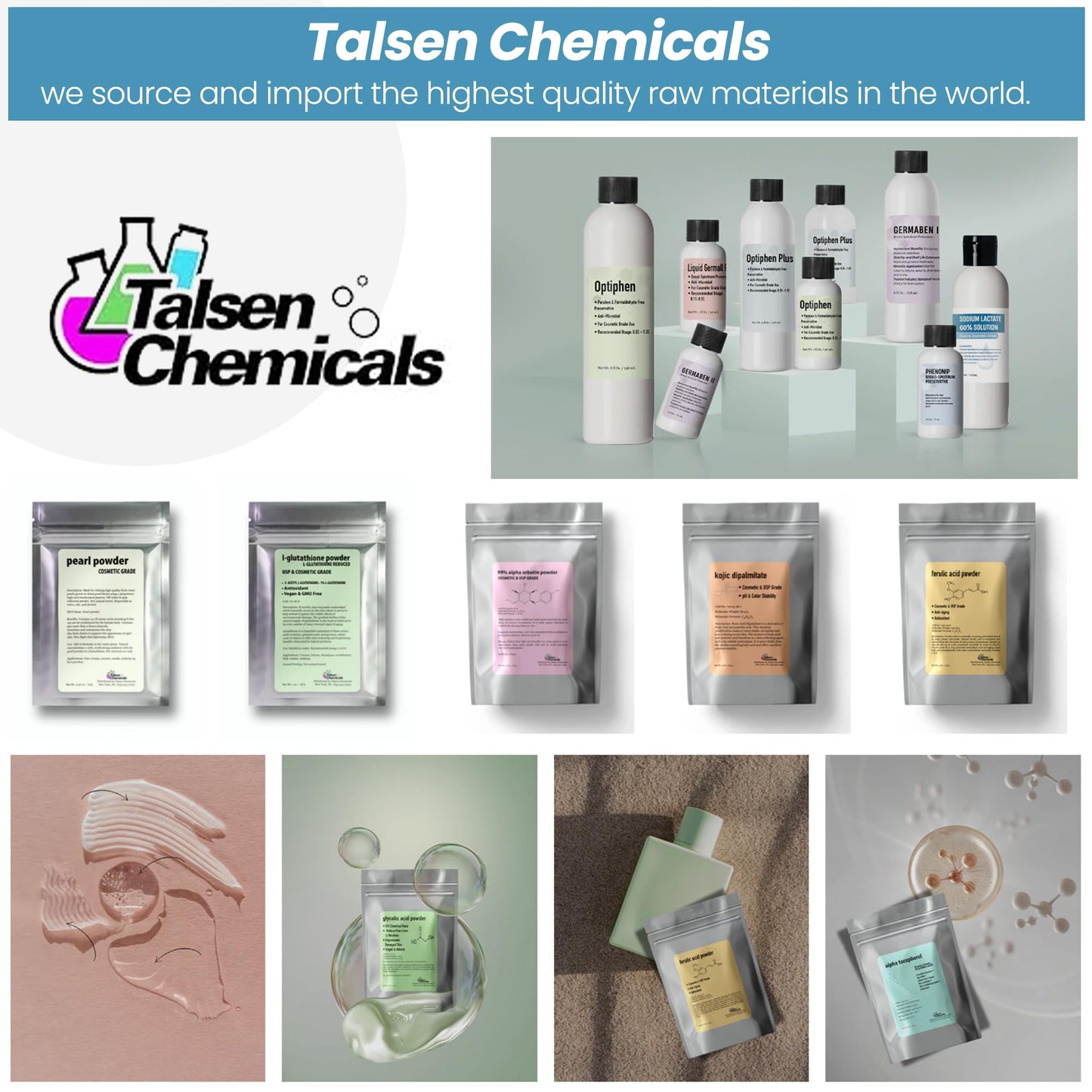 Talsen Chemicals Decyl Glucoside Organic 946 mL / 32 Oz Mild Non-Ionic Surfactant - Plant Based Gentle Cleansing & Foaming Agent for DIY Cosmetics Skincare & Haircare, Versatile Emulsifying Agent