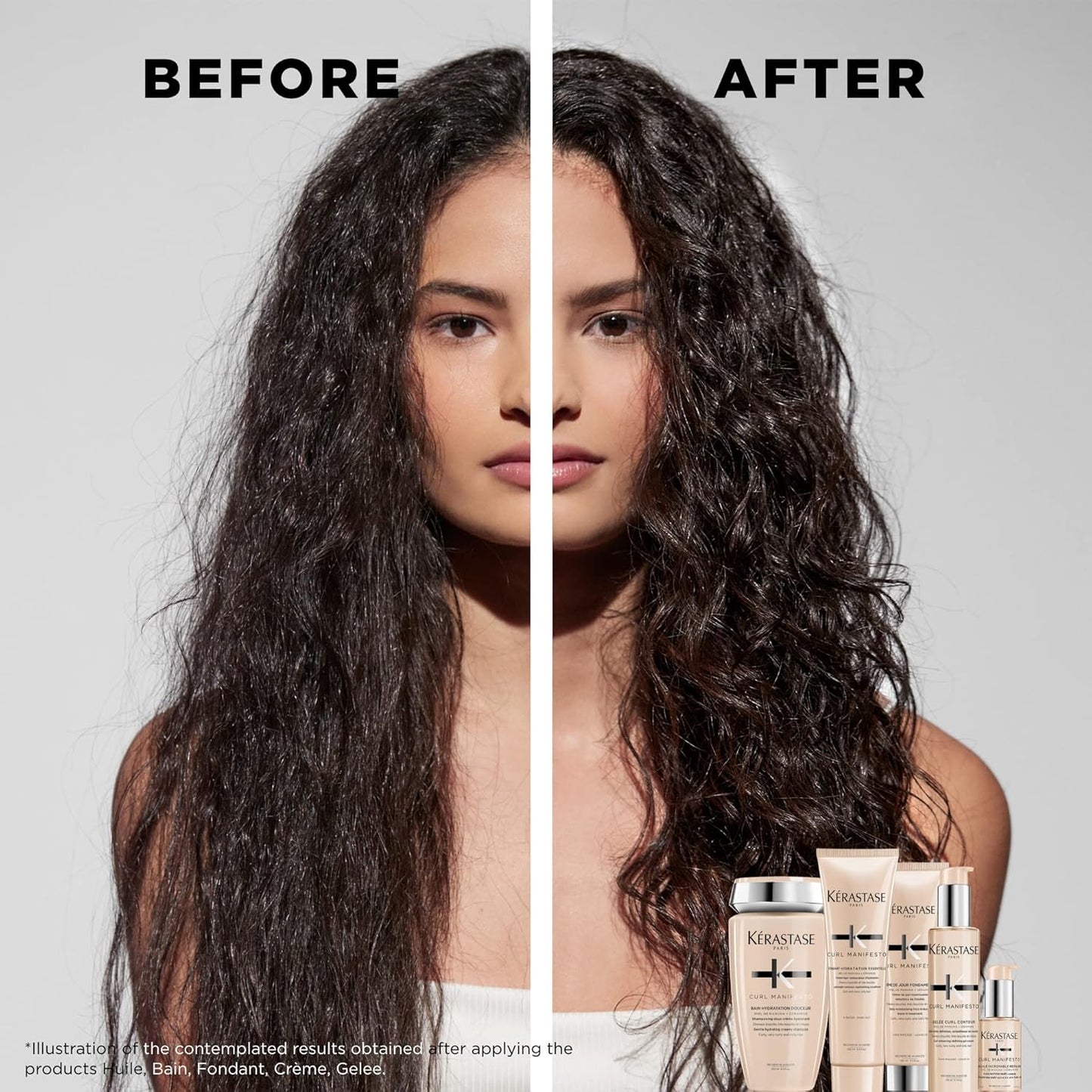 Kerastase Curl Manifesto Gelee | Enhance Curl Definition & Reduce Frizz | With Shea Butter | For All Curly Hair Types