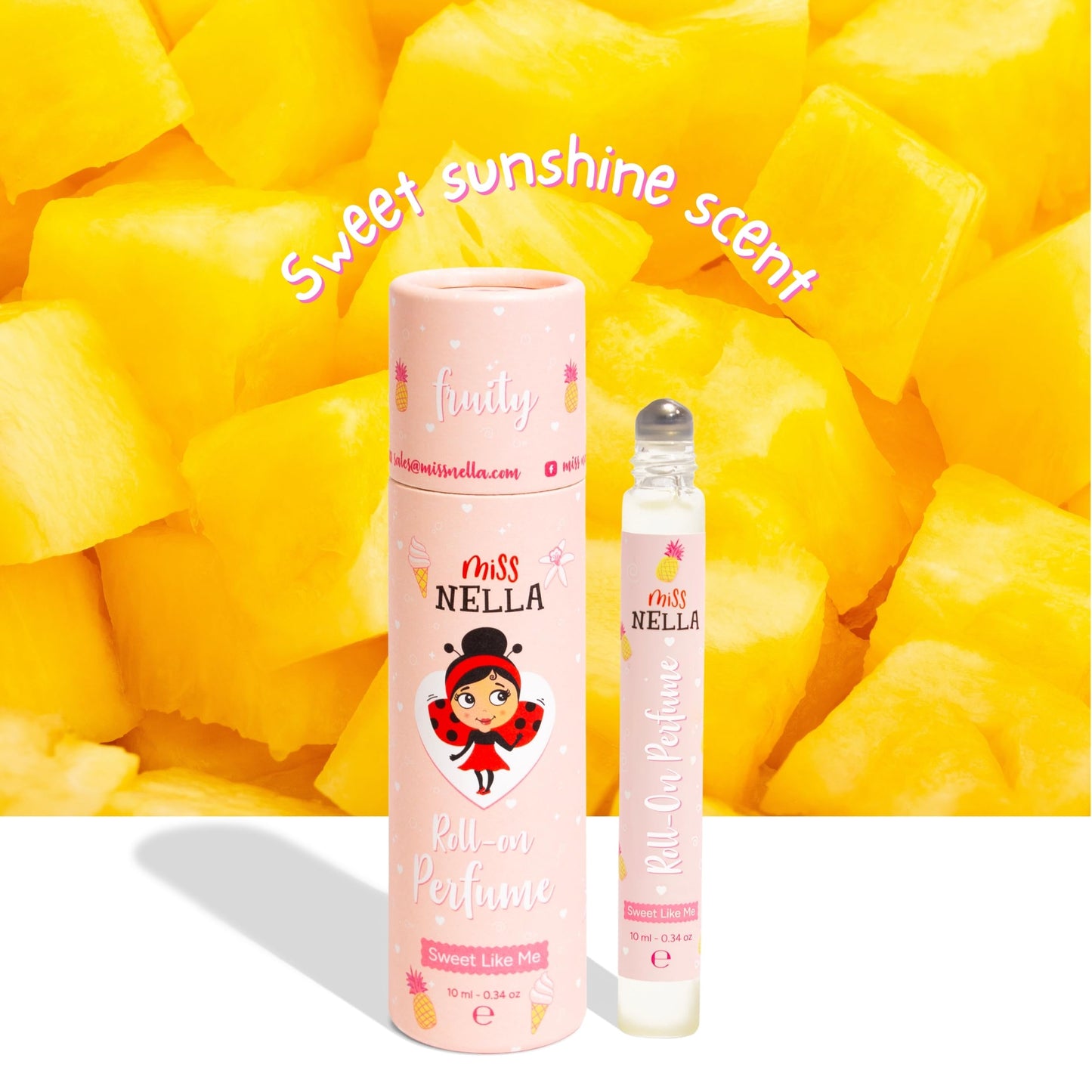 MISS NELLA Kids- Be Like Me Roll On Perfume set for Children with Fresh Fragrances Safe & Natural Boys & Girls Perfume Oil with Roll-On Applicator 10ML