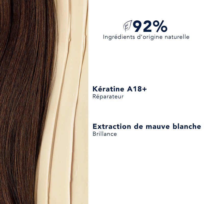 PHYTO PARIS REPAIR Restructuring Shampoo, Vegan, Sulfate Free, Cleanses and Repairs Damaged Hair and Brittle Hair, 8.45 fl.oz.