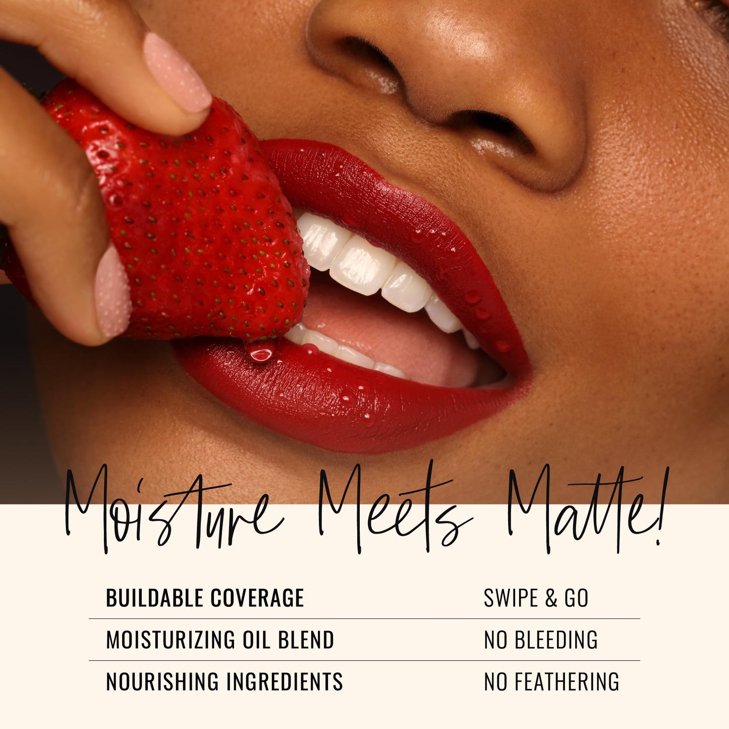 Runway Rogue 90s Vibe Lipstick, Moisturizing Matte Nude Lipstick, ‘Guest List’