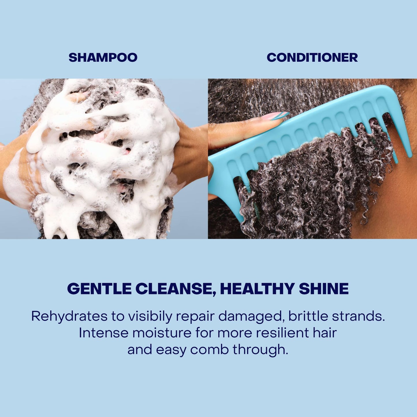 SheaMoisture Shampoo & Conditioner, Manuka Honey & Yogurt Hydrate & Repair + Strengthen & Protect Lightweight Hair Oil for Dry, Damaged Hair