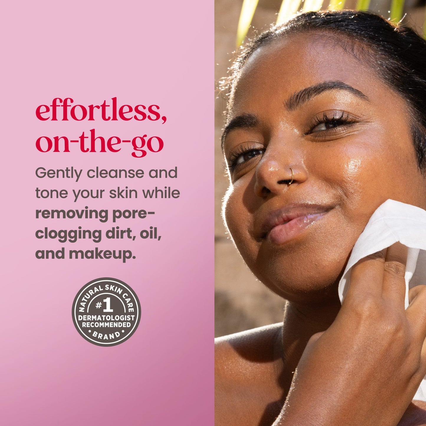 Burts Bees Micellar Rose Water Facial Towelettes, 100% Plant Based Cloth; 99% Natural Origin; Remove Makeup, Cleanse, Hydrate; No Greasy, Oily Residue; All Skin Types; 30 Ct, Pack of 3 (Pack May Vary)