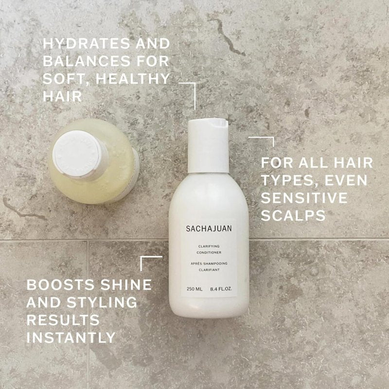 SACHAJUAN Clarifying Conditioner - Lightweight Hydration for Soft, Shiny Hair | Vegan & Sulfate-Free | 250 ml (8.4 fl oz)