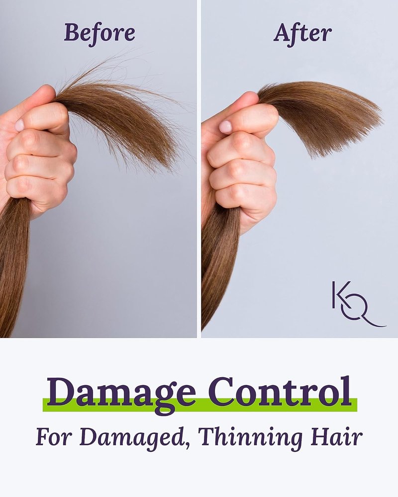Keranique Damage Control Conditioner - Hydrating Keratin Treatment for Dry, Damaged Hair