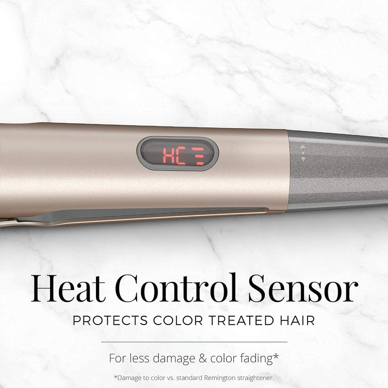 Remington Pro 1" Multi-Styler - Curling Iron & Straightener with Twist & Curl Technology | Color Care Protection, Champagne