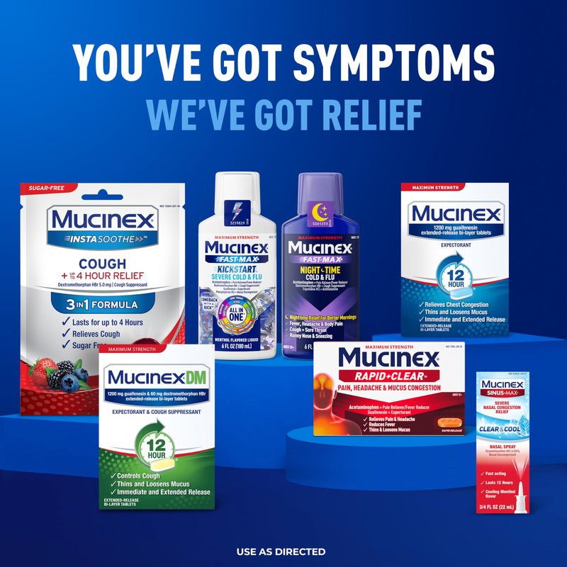 Mucinex Fast-Max Maximum Strength Day & Night Cold and Flu Medicine for Adults, Powerful Over-The-Counter Medication for Cold & Flu Symptoms, Fast Dissolving Liquid Gels, 24 Count