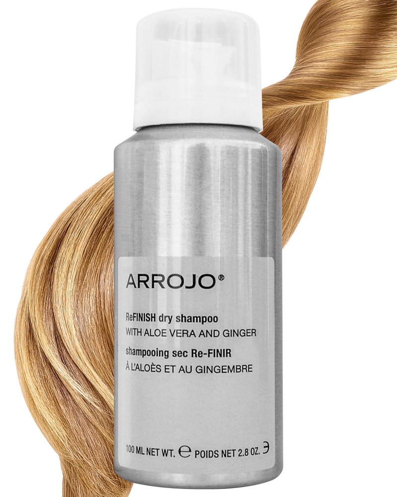 Arrojo ReFINISH Dry Shampoo – Sulfate-Free, Paraben-Free Volumizing Dry Shampoo Spray for Men & Women - Absorbs Oil & Buildup, 2.8 oz.