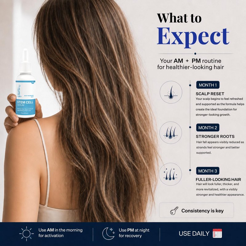 Scalp Delivery AM/PM GHK-CU Peptide, Hair Growth Serum | DHT Blocker, Stem Cells Hair Treatment with Redensyl + Capixyl + Anagain + Procapil | Multi-Peptide Serum for Hair Density | 2 x 30 mL