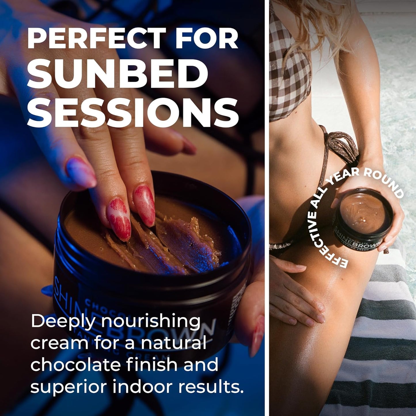 BYROKKO Shine Tan Accelerator Cream - Fast Bronzer for Deep Glow | 6.8 Fl Oz, Indoor/Outdoor Use