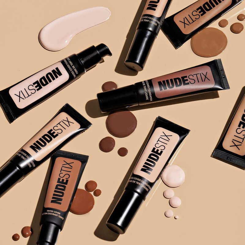Nudestix Tinted Cover Liquid Foundation – Lightweight, Buildable Coverage for a Natural Radiant Finish | Hydrating Formula with 18 Botanical Extracts | Clean, Vegan Makeup, Shade: Nude 2