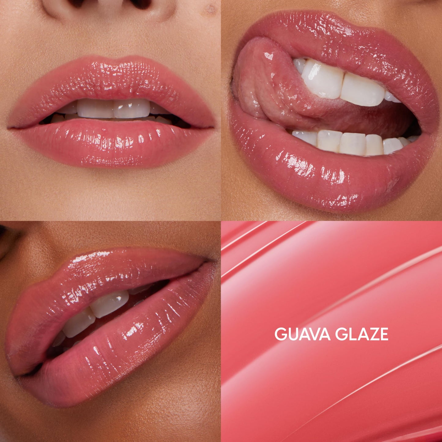ColourPop So Juicy Plumping Lip Gloss Balm - Hydrating Lip Gloss & Balm Hybrid with Peptides - Non-Sticky Formula - Visibly Plumps Lips & Delivers Buildable Color - Guava Glaze (0.07 oz)