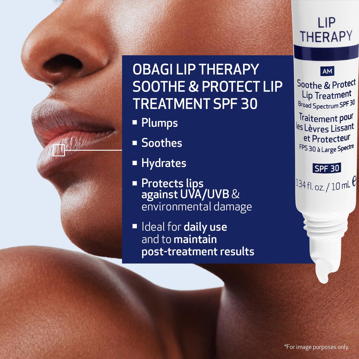 Obagi Lip Therapy SPF 30 Soothe & Protect Lip Balm Treatment – .34 oz