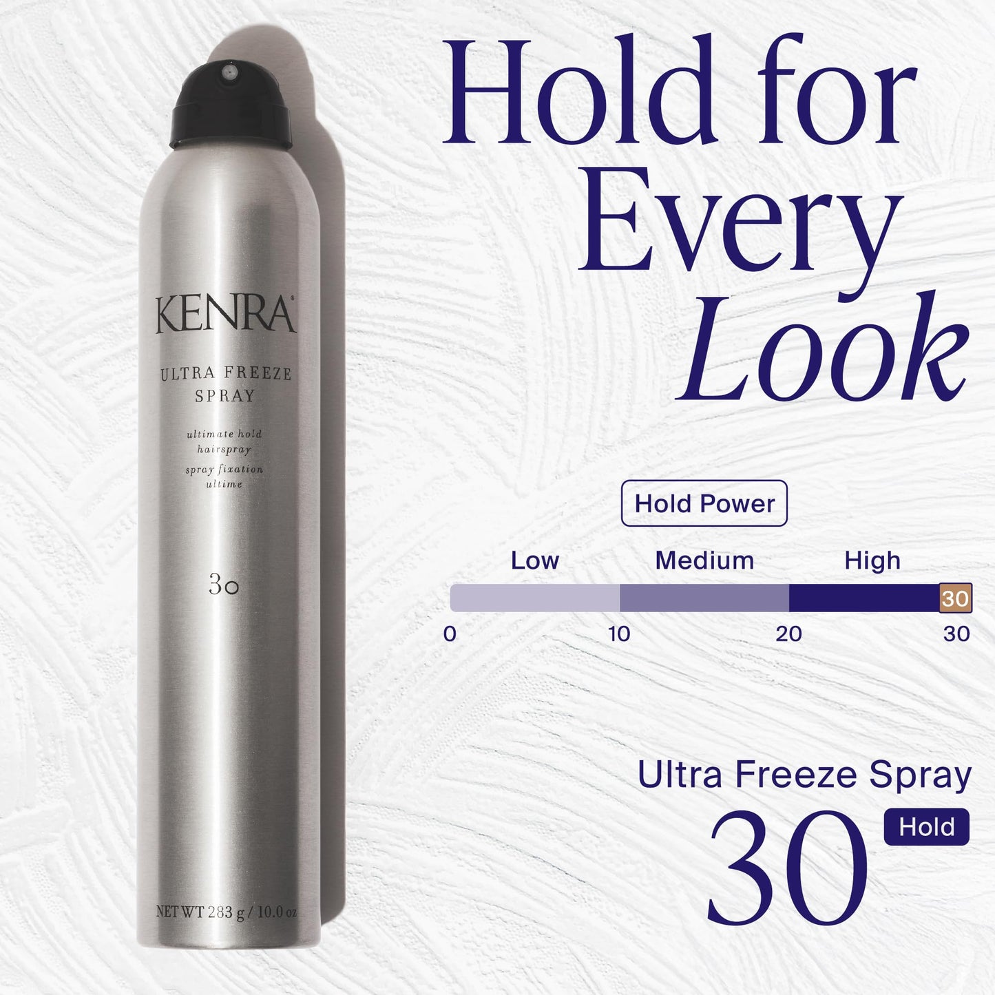 Kenra Ultra Freeze Spray 30 | Ultimate Hold Hairspray | Long-Lasting, Ultra-Firm Hold | Fast-Drying Formula | Provides Humidity Resistance | High Shine, Flake-Free Finish | All Hair Types