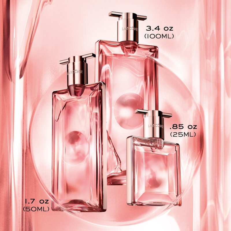 Lancôme Idôle Eau de Parfum - Long Lasting Fragrance with Notes of Bergamont, Jasmine & Vanilla - Fresh & Floral Women's Perfume - 3.4 Fl Oz