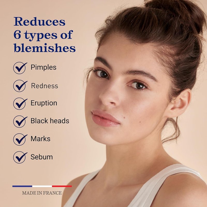 Embryolisse Anti-Blemish Face Serum - Target Pimples & Blackheads | 1.01 Fl Oz for Oily/Combination Skin