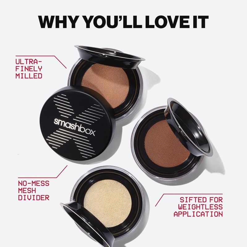 Smashbox Always On Loose Setting Powder - Blurring Translucent Oil-Control | 0.35 Ounce for All-Day Matte Finish