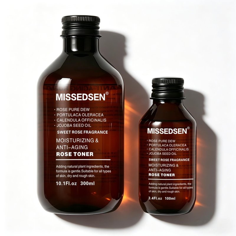 MISSEDSEN Rose Water Face Toner, Moisturizing & Anti-Aging for All Skin Types (13.5Fl oz)