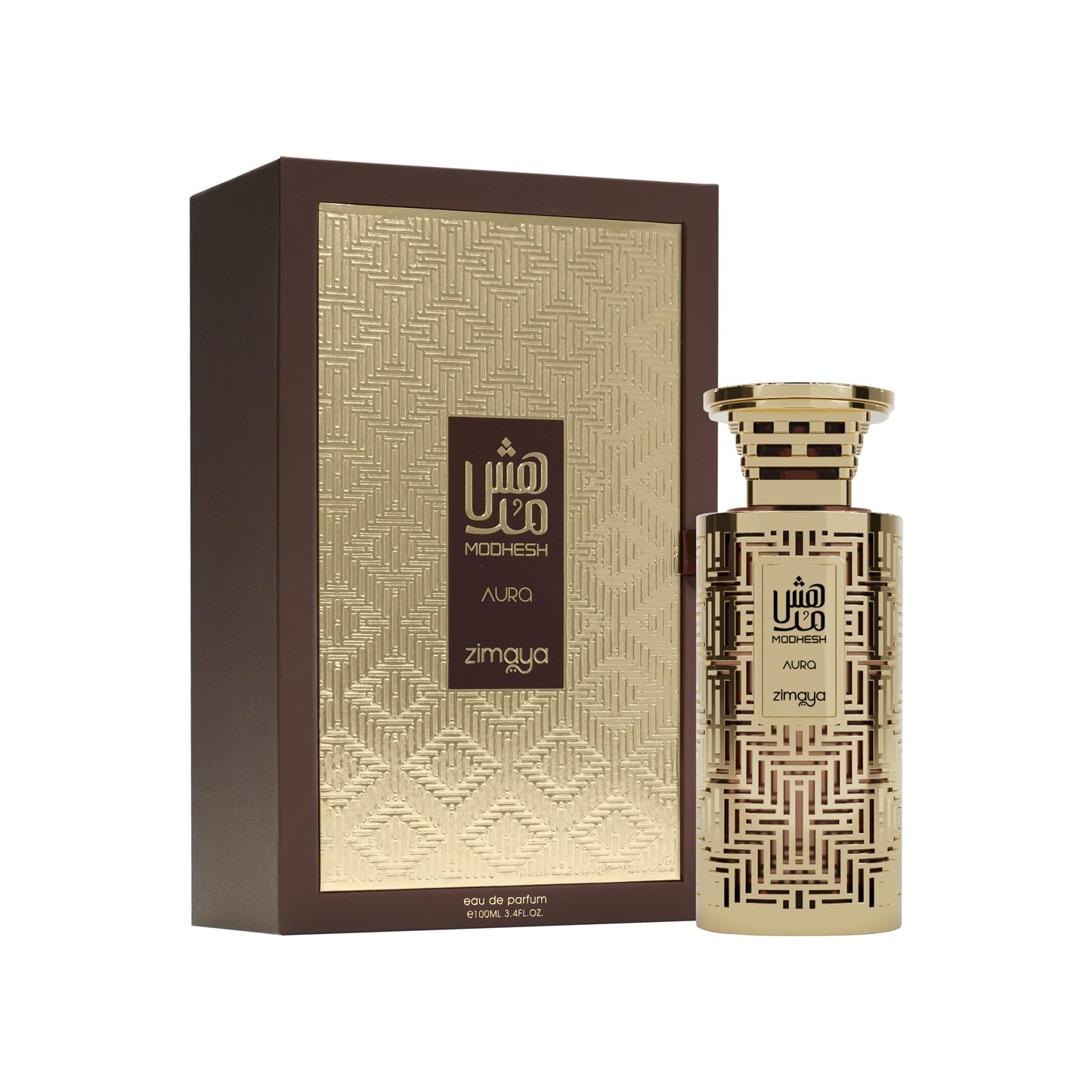 zimaya Modhesh Aura Pour Homme Eau de Parfum, 3.4 Fl Oz