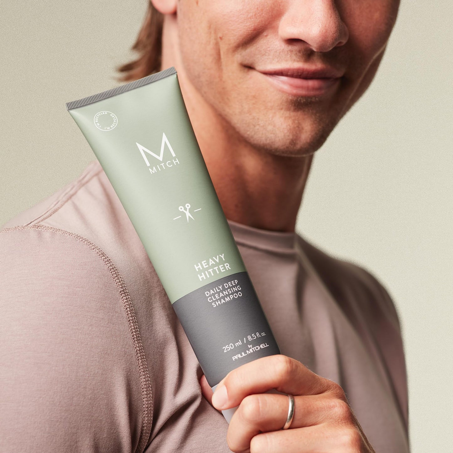 MITCH by Paul Mitchell Heavy Hitter Daily Deep Cleansing Shampoo for Men, For All Hair Types, 33.8 fl. oz.