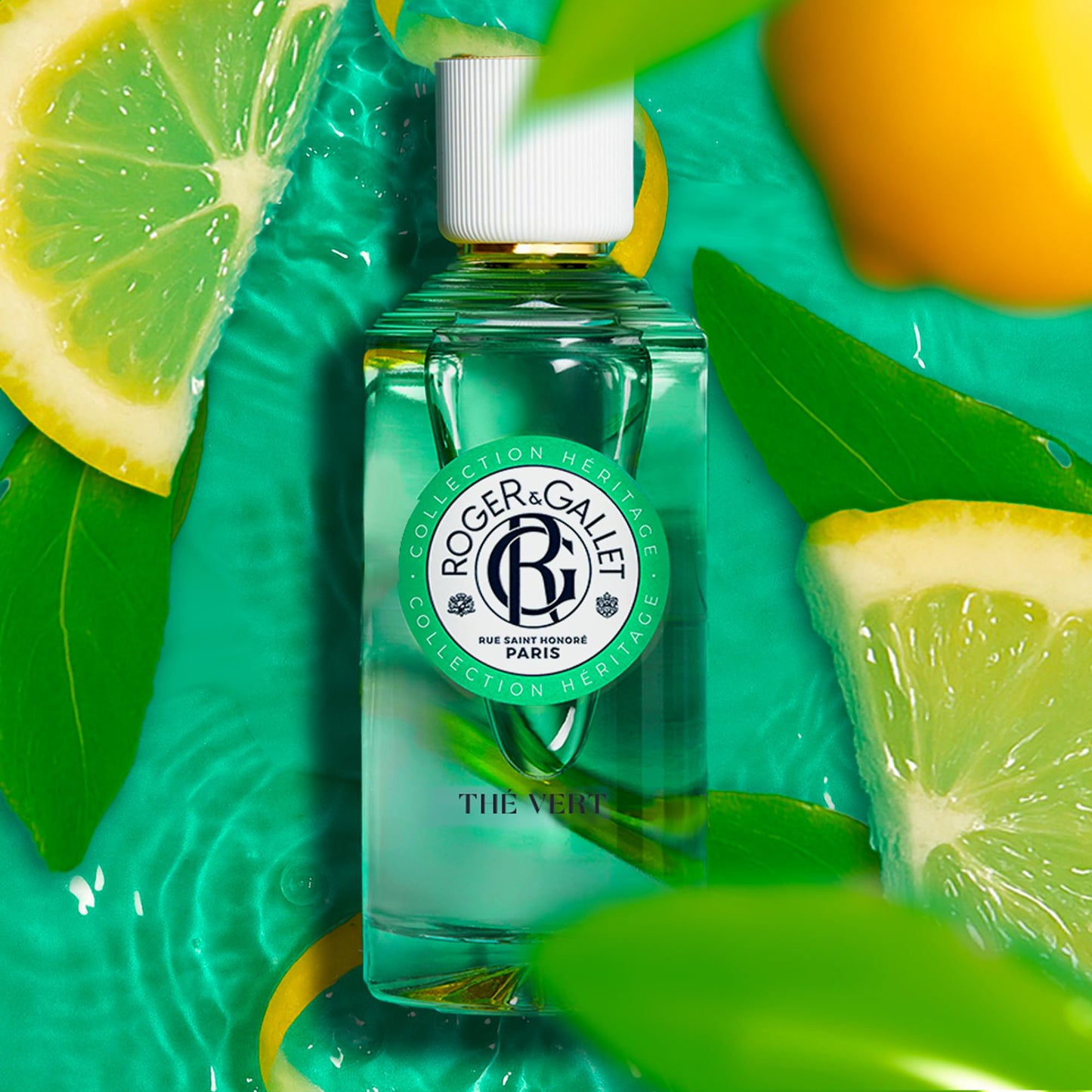 ROGER & GALLET Wellbeing Fragrant Water Spray – Light Eau Fraîche Body Mist with Natural Origin Ingredients, Refreshing Everyday Fragrance for Women (THÉ VERT - Green Tea | 3.3 Oz.)