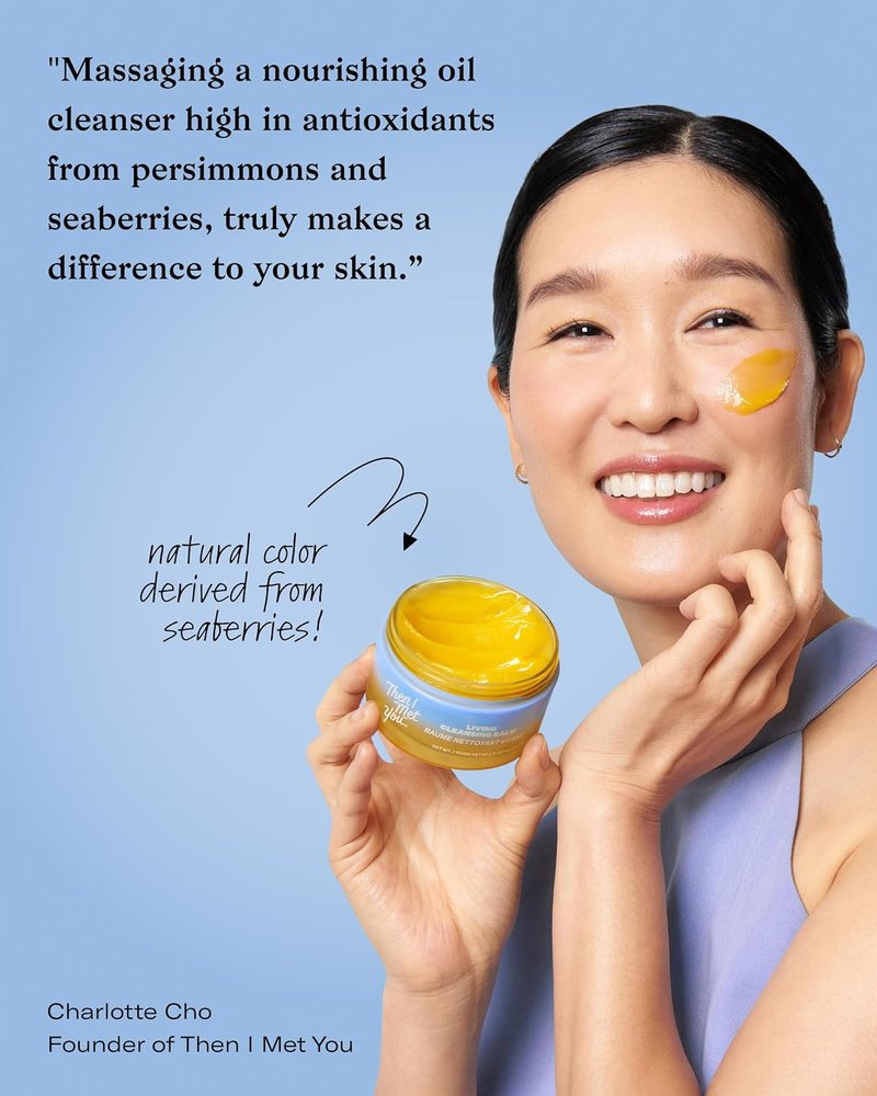 Living Cleansing Balm - Makeup Remover & Face Cleanser | Vegan Korean Skincare, Non-Stripping Formula