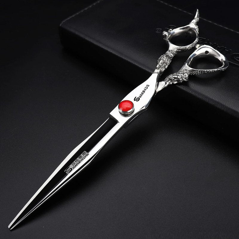 Professional Japanese Hair Scissors - 440C Stainless Steel Razor Edge | 7.5 Inch Flat Design