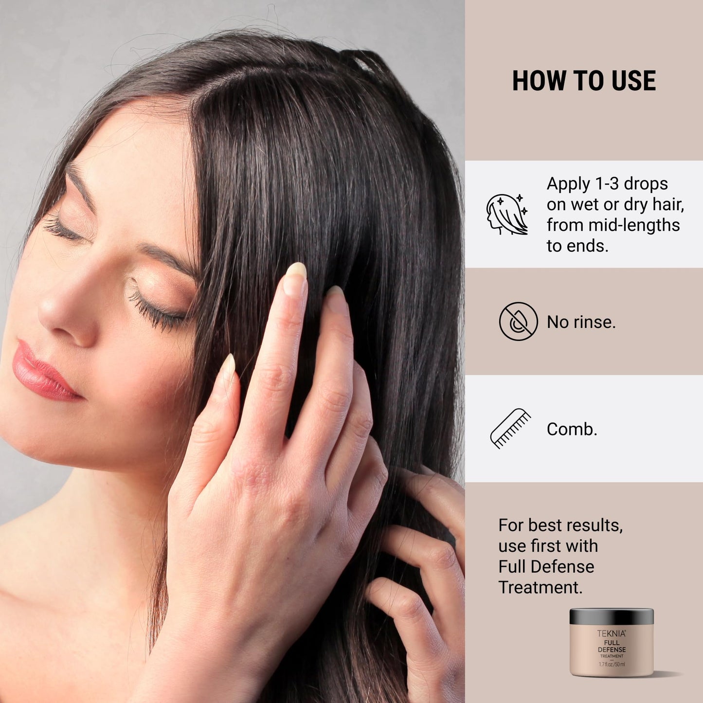 Lakmé Teknia Full Defense Hair Serum, Protective Hair Serum for Pollution & UV Rays, 3.5 Fl Oz