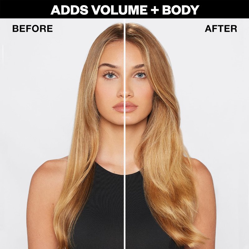 IGK Body Language Rice Water Plumping and Thickening Mist | Plumps Fine, Flat Hair for Soft, Touchable Volume | Hydrates, Detangles and Protects Up to 450°F | 5 Oz