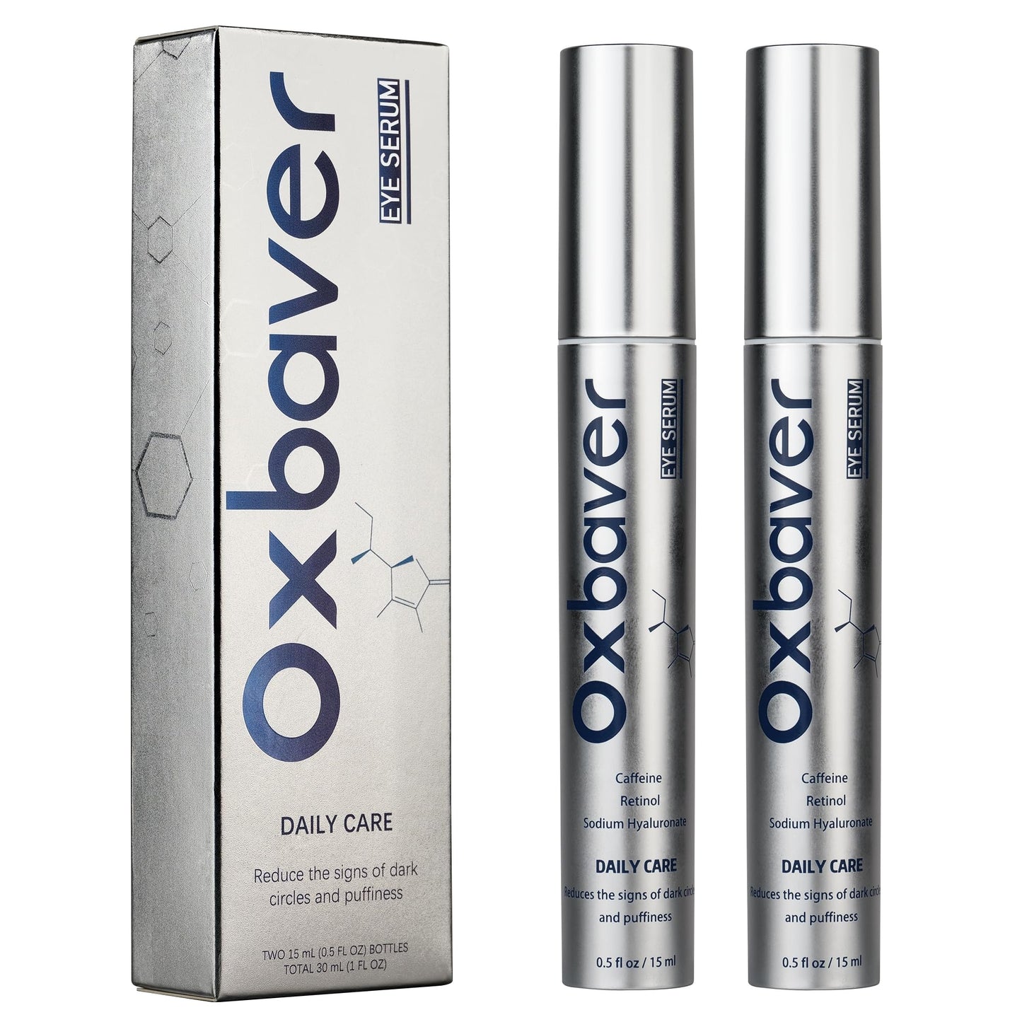 Eye Bags Treatment for Men: Caffeine Eye Cream for Dark Circles & Puffiness