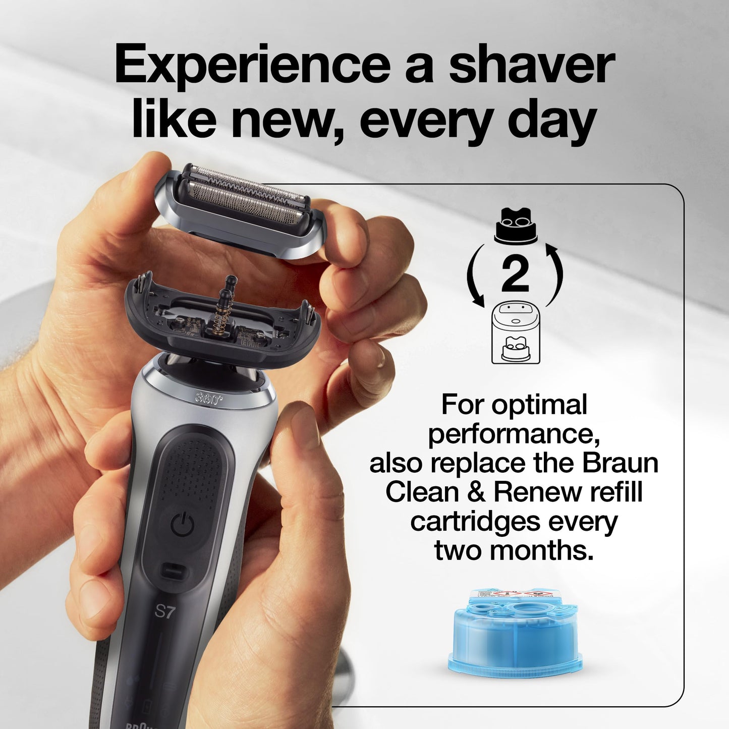 Braun Series 7 New Generation Electric Shaver Replacement Head - 73S