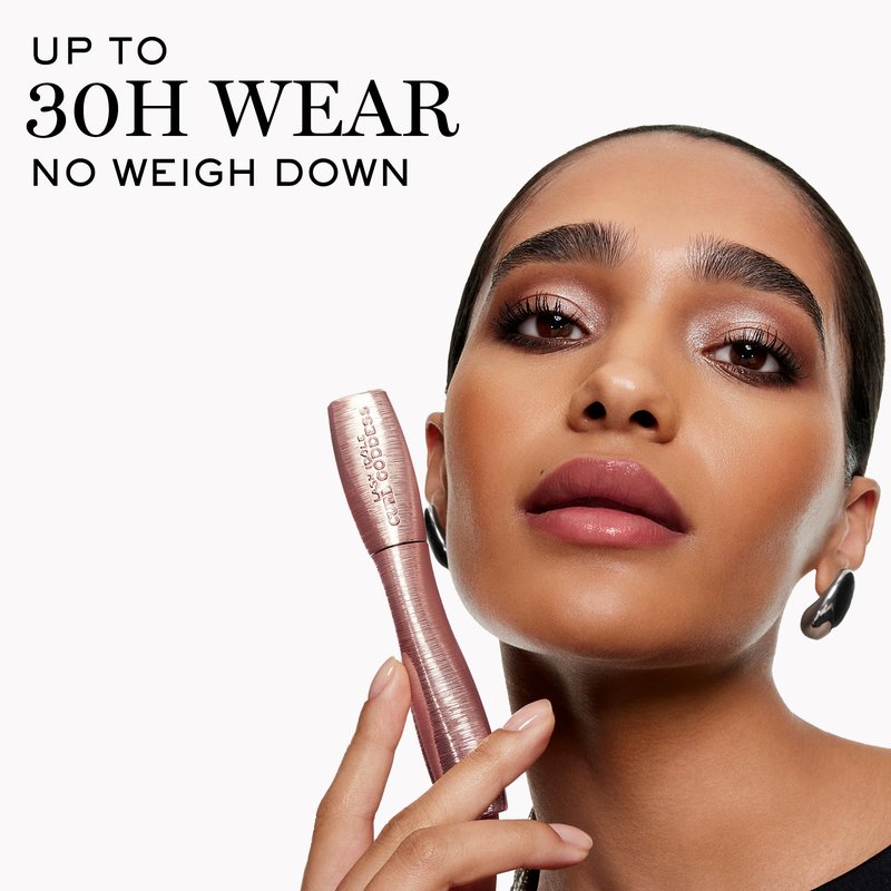 Lancôme Curl Goddess Mascara 01 Black – Volumizing & Curling Mascara for Dramatic Lashes, 1.5x Curl Boost, +800% Volume, 30H Hold, Clump-Free, Weightless, Fanned-Out Lashes, Travel Size