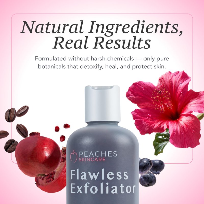 Vegan Face Exfoliator Scrub – Gentle Daily Facial Scrub with Blueberry, Coffee Bean, and Vitamin C – Face Exfoliant for Smooth, Radiant Skin – Flawless Exfoliator (8 oz)