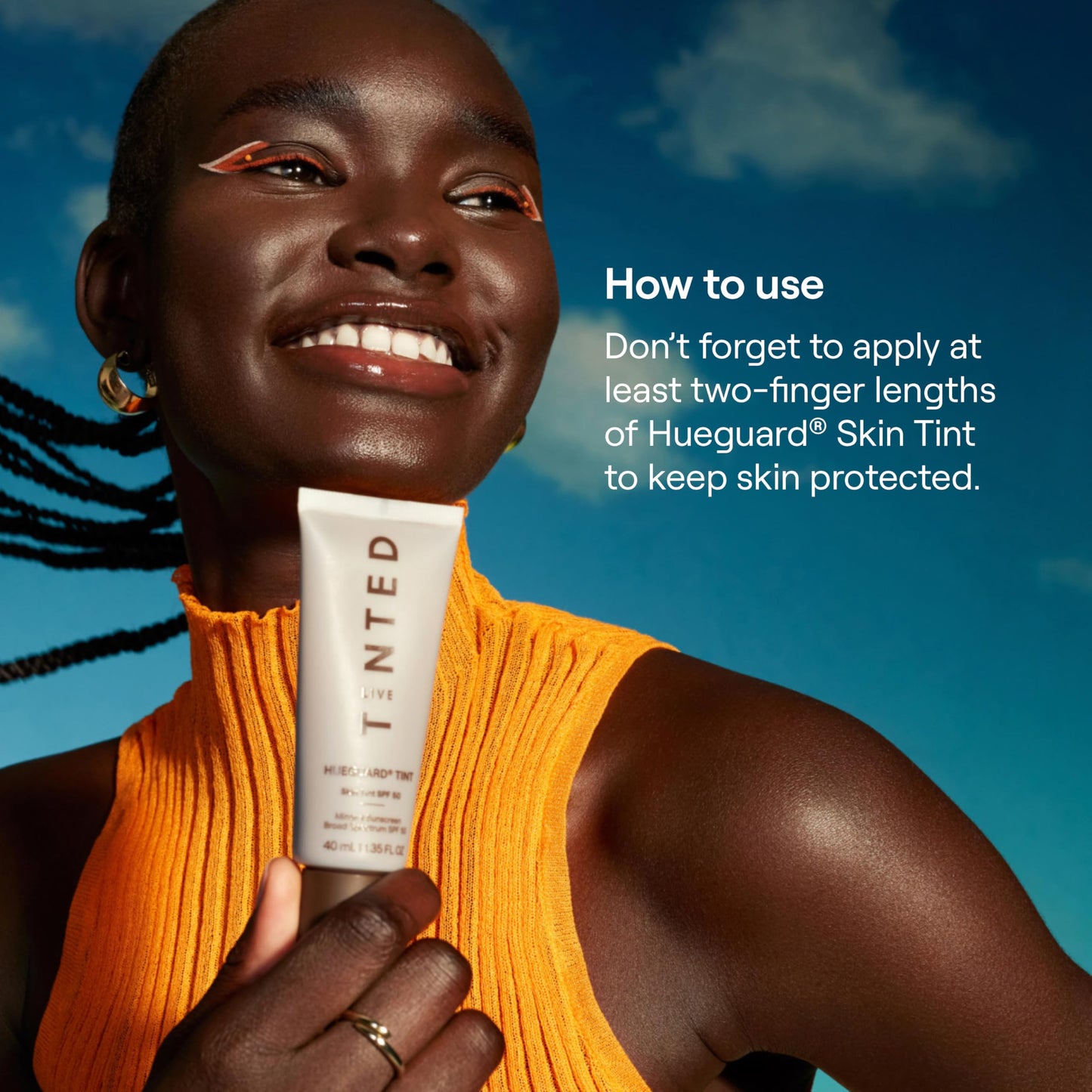 Live Tinted Hueguard Tinted Sunscreen SPF 50 - Mineral Sunscreen for Face, Skin Tint with Buildable Coverage, Dewy Glow Finish, Hydrating, Vegan, Fragrance-Free, Water & Sweat Resistant, Shade 07