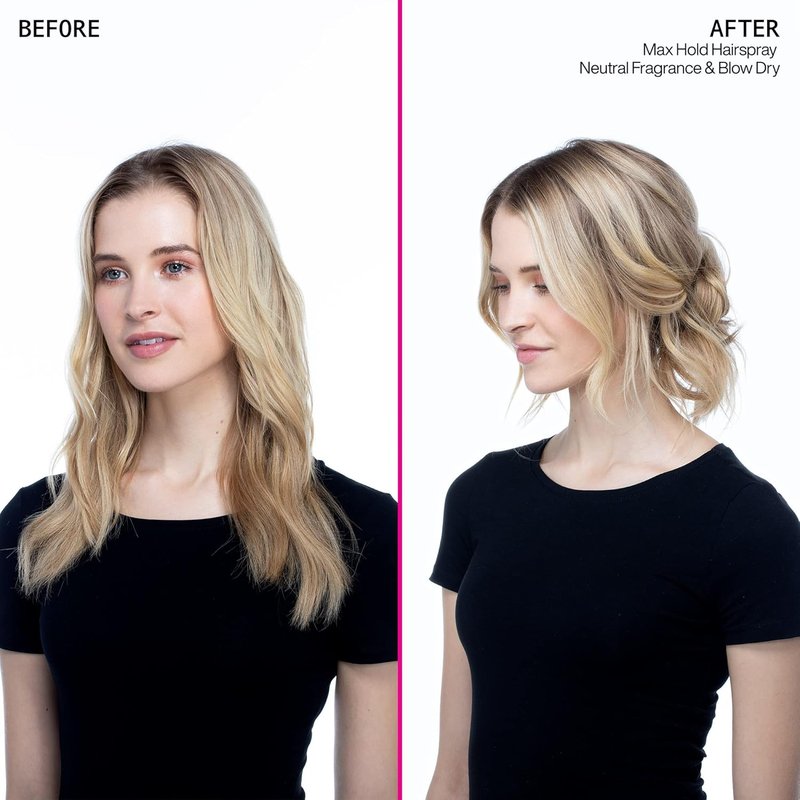 Redken Triple Pure 32 Hairspray - Extreme Hold, Anti-Frizz | All Hair Types, Neutral Fragrance