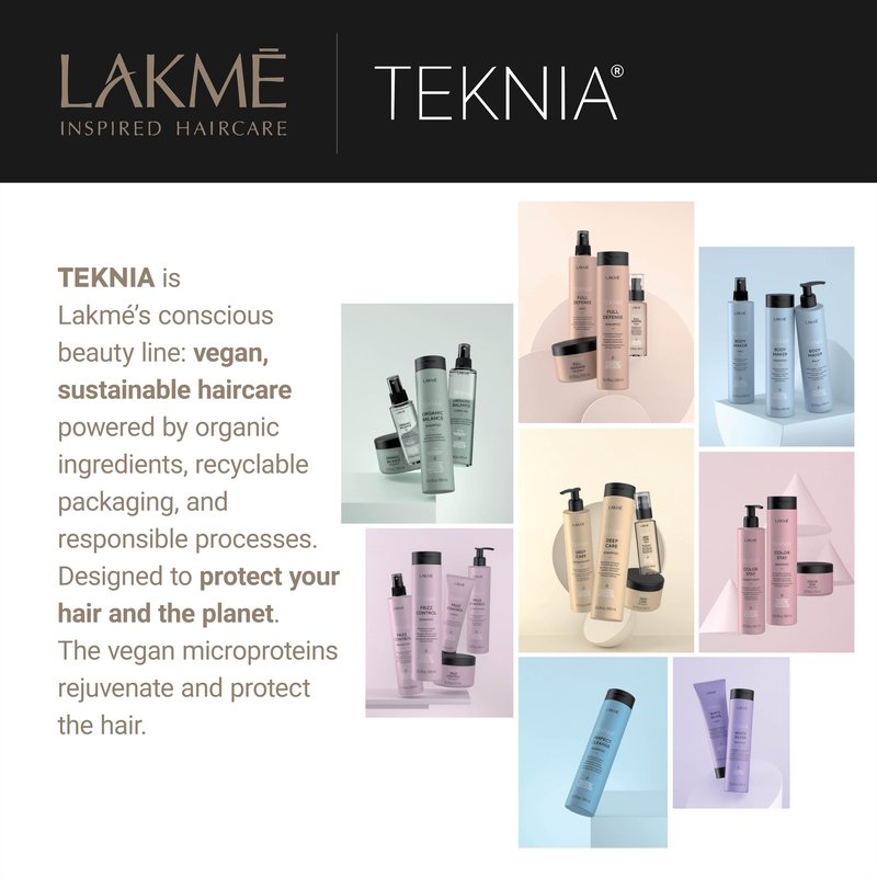 LAKMÉ Teknia Violet Lavender Color Refresh Shampoo, Color Depositing Shampoo for Purple Hair, 10.2 Fl Oz