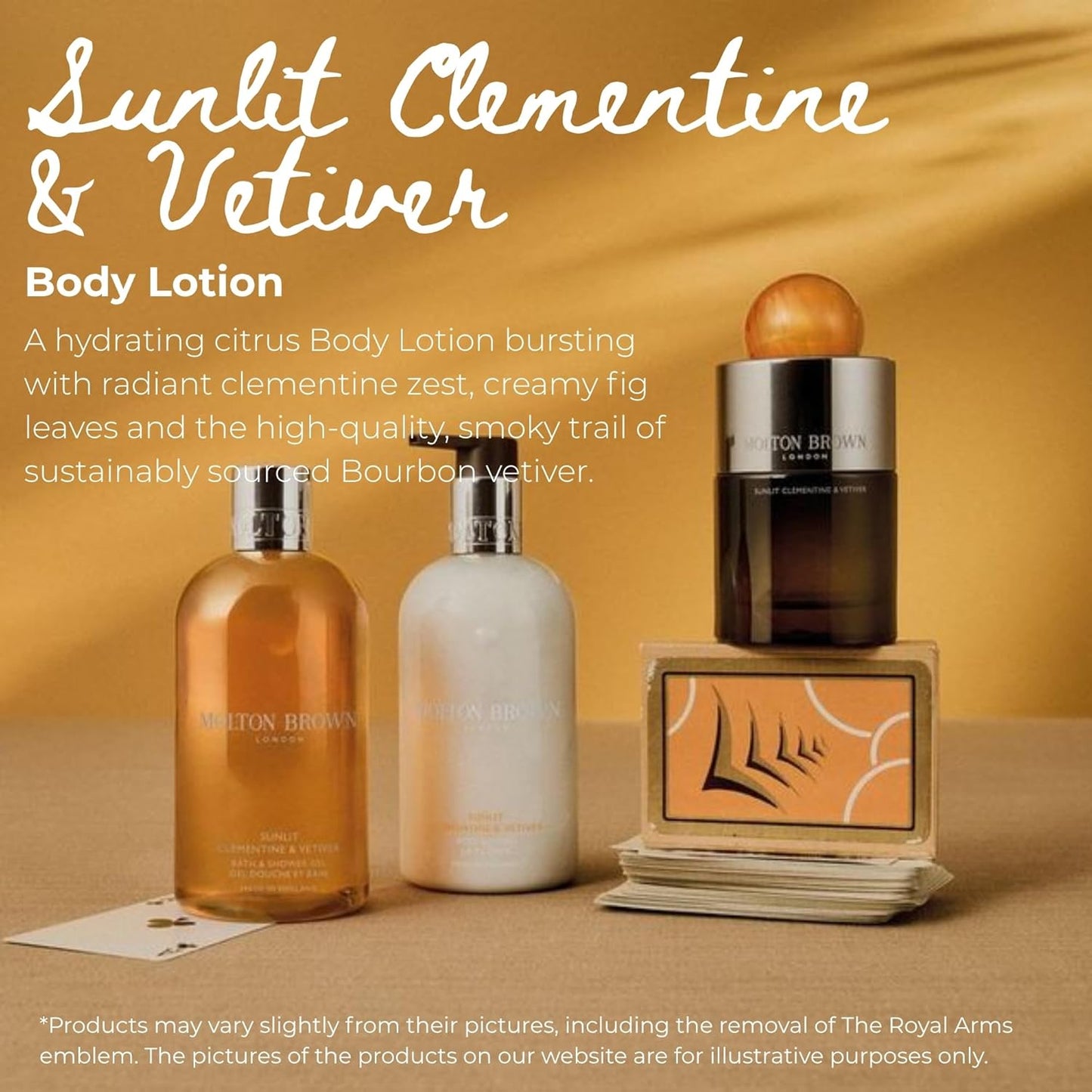 Molton Brown Sunlit Clementine & Vetiver Body Lotion - Nourishing Hydration | 10 Fl. Oz.