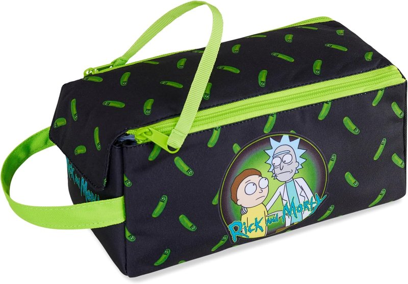 RICK AND MORTY Toiletry Bag for Men | Stylish Travel Wash Bag for Grooming & Gym Essentials
