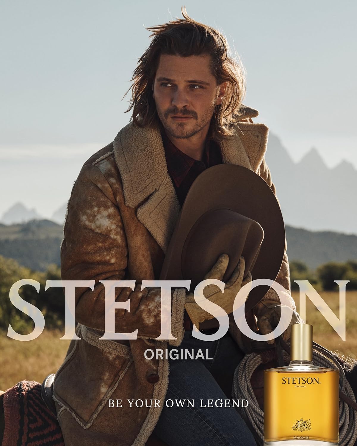 Stetson Cologne for Men - Classic Woody Aroma with Citrus, Patchouli & Tonka Bean - 0.75 Fl Oz