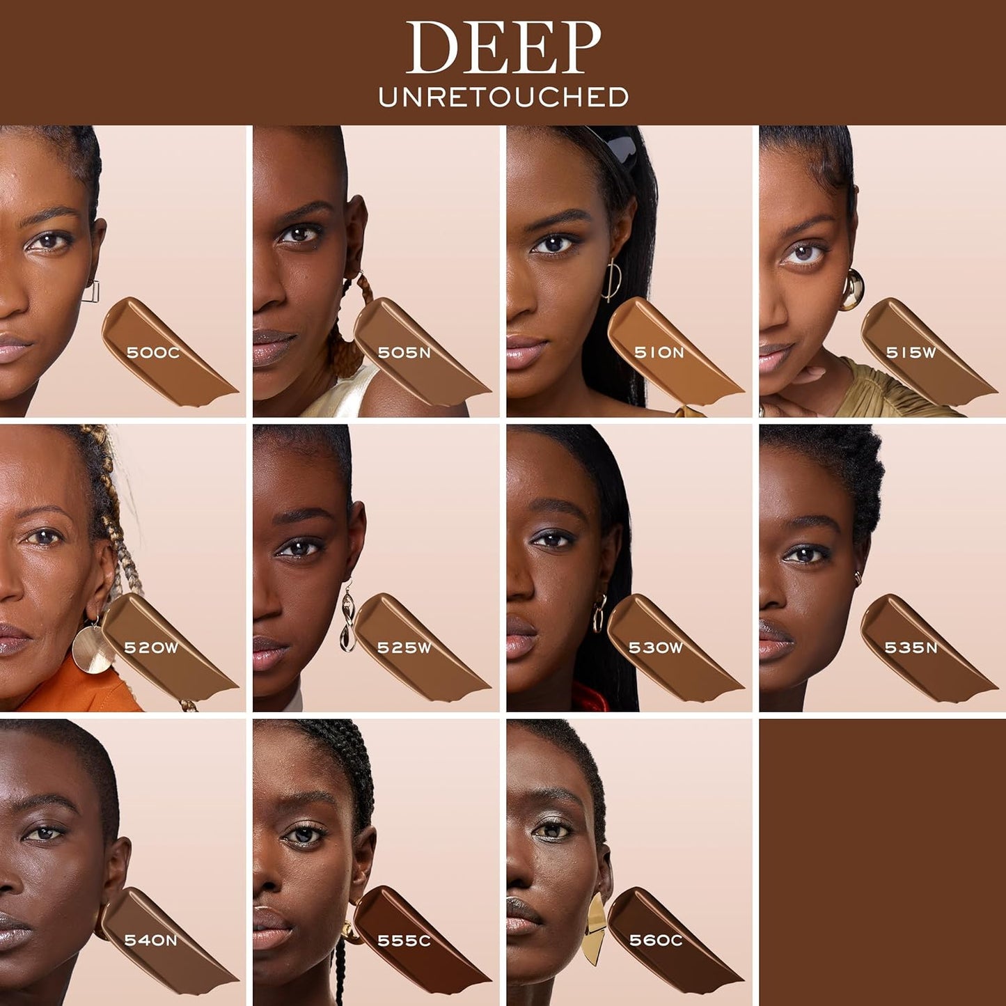 Lancôme Teint Idole Ultra Wear Foundation - Longwear, Medium-Full Coverage, Waterproof | 540C Deep Cool Red Undertones, 1 Fl Oz