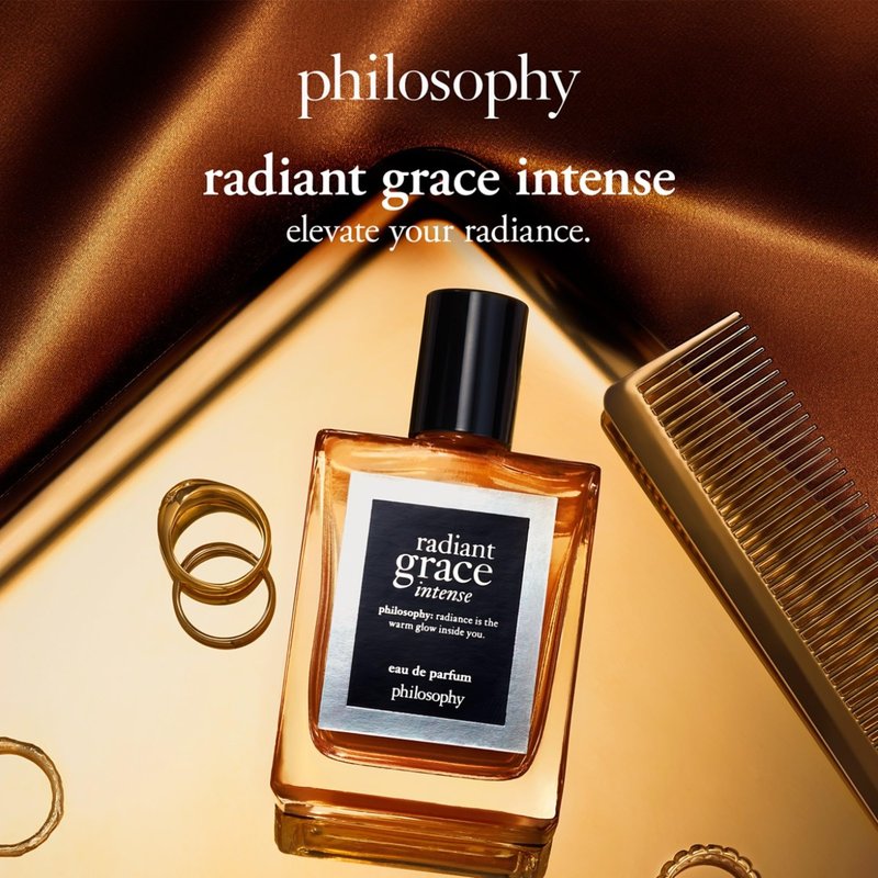 philosophy radiant grace intense eau de parfum for women, 4 oz