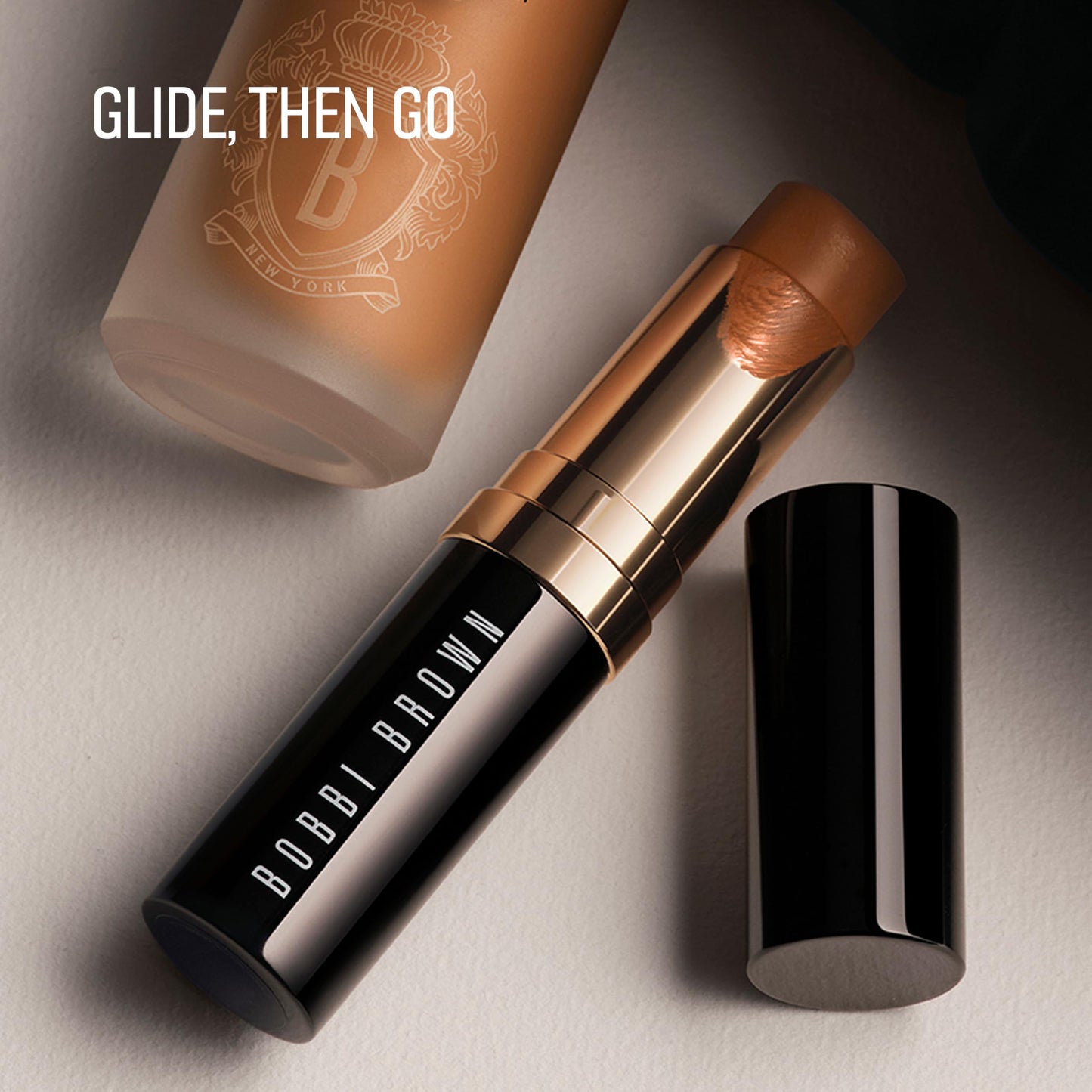 Bobbi Brown Skin Foundation Stick | Portable & Creamy with Medium-to-Full Coverage for Even-Toned Skin, 0.31 Ounce, Neutral Honey N-060