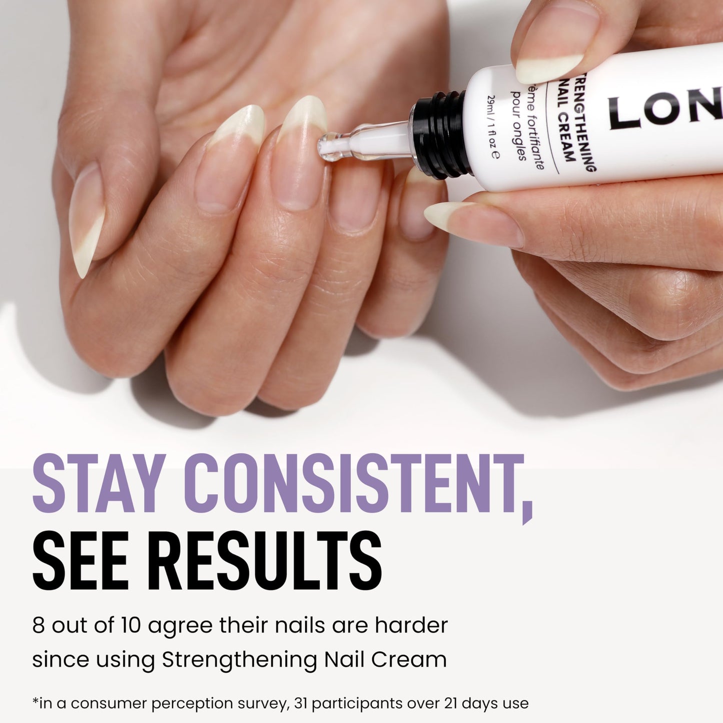 LONDONTOWN Nail Strengthening Cream – Nail Growth & Conditioning Treatment for Weak, Brittle Nails – Stops Splits, Chips & Cracks – Nail & Cuticle Repair for Stronger, Healthier Nails, 1 fl oz
