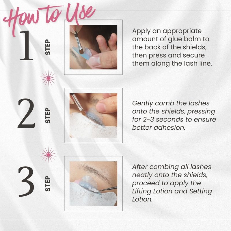 Libeauty Lash Lift Glue Balm Eyelash Perm Glue Wax for Professional Lash Lifting and Brow Lamination, Strong Stickiness and Non-Drying for Easy Adjustment, Water Soluble Lash Adhesive 10g (Pink Peach)