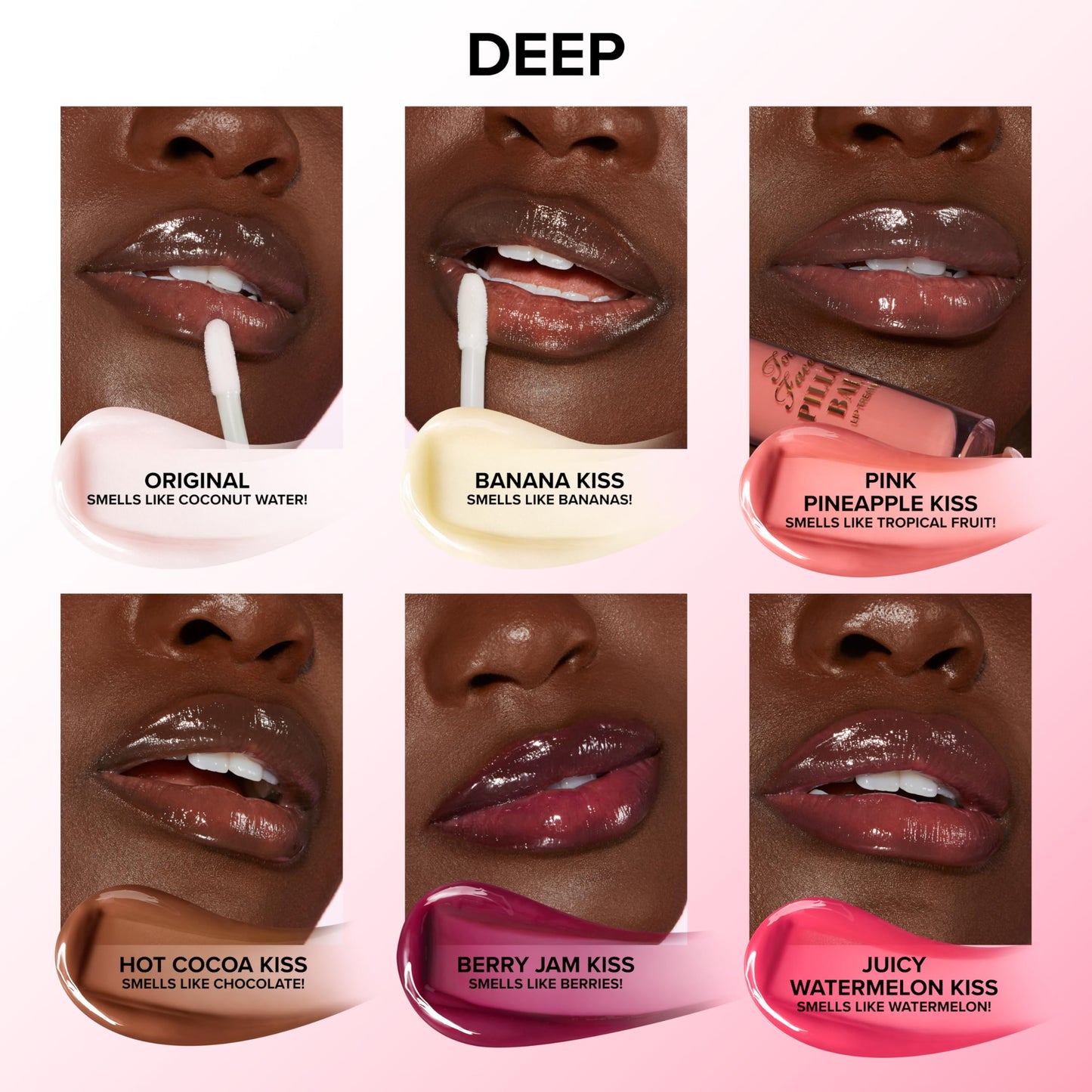 Too Faced Pillow Balm Ultra-Hydrating Lip Treatment | Liquid Lip Balm that Replenishes Lips with Hyaluronic Acid, 0.2 Fl Oz, Original