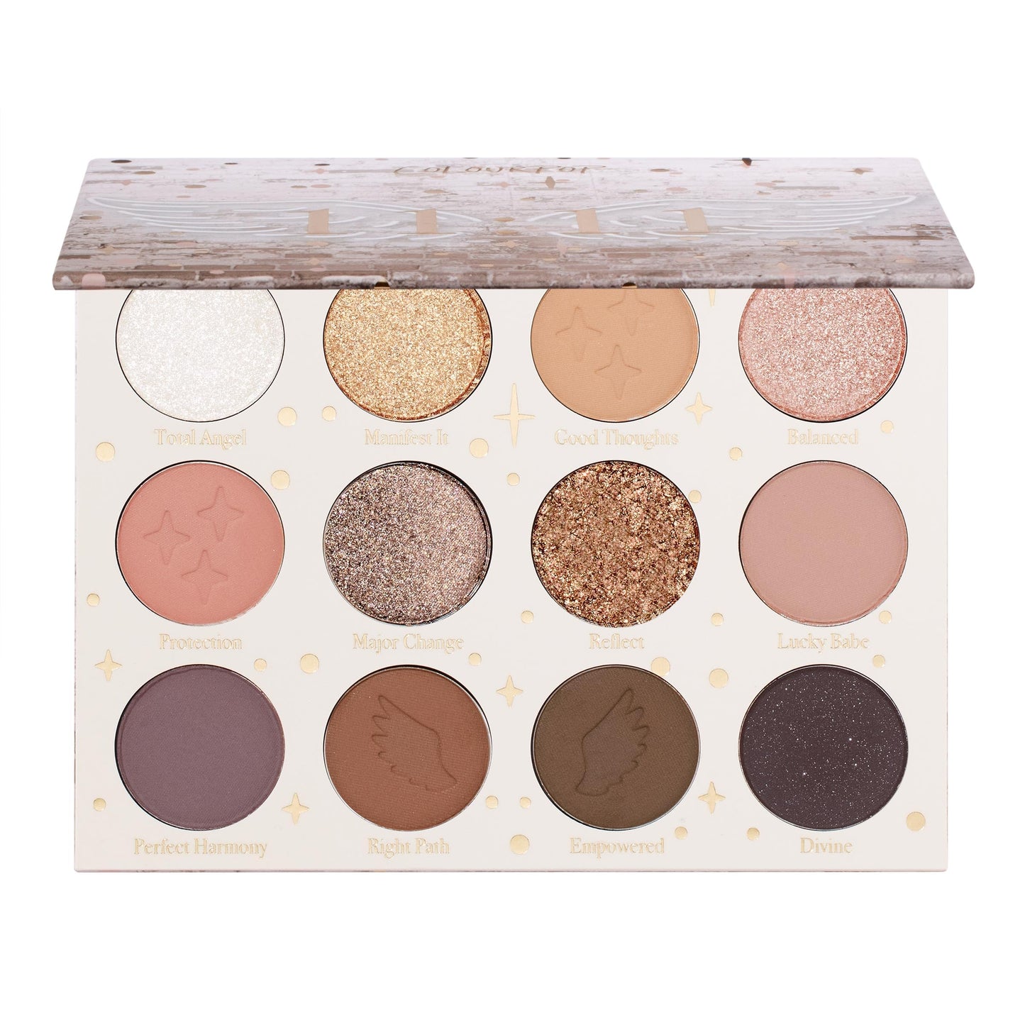 ColourPop Eyeshadow Palette - Warm Nude Eye Makeup Palette with Matte, Metallic, Matte Sparkle & Glitter Finishes - High-Pigment Eye Makeup with a Long-Wearing Formula (0.46 oz)